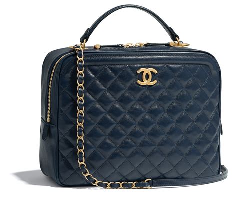 chanel navy vanity case|chanel vanity bag 2020.